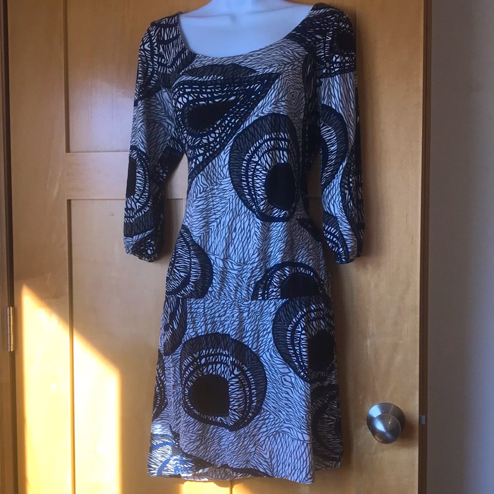 Unique patterned midi dress by BCB Maxazria